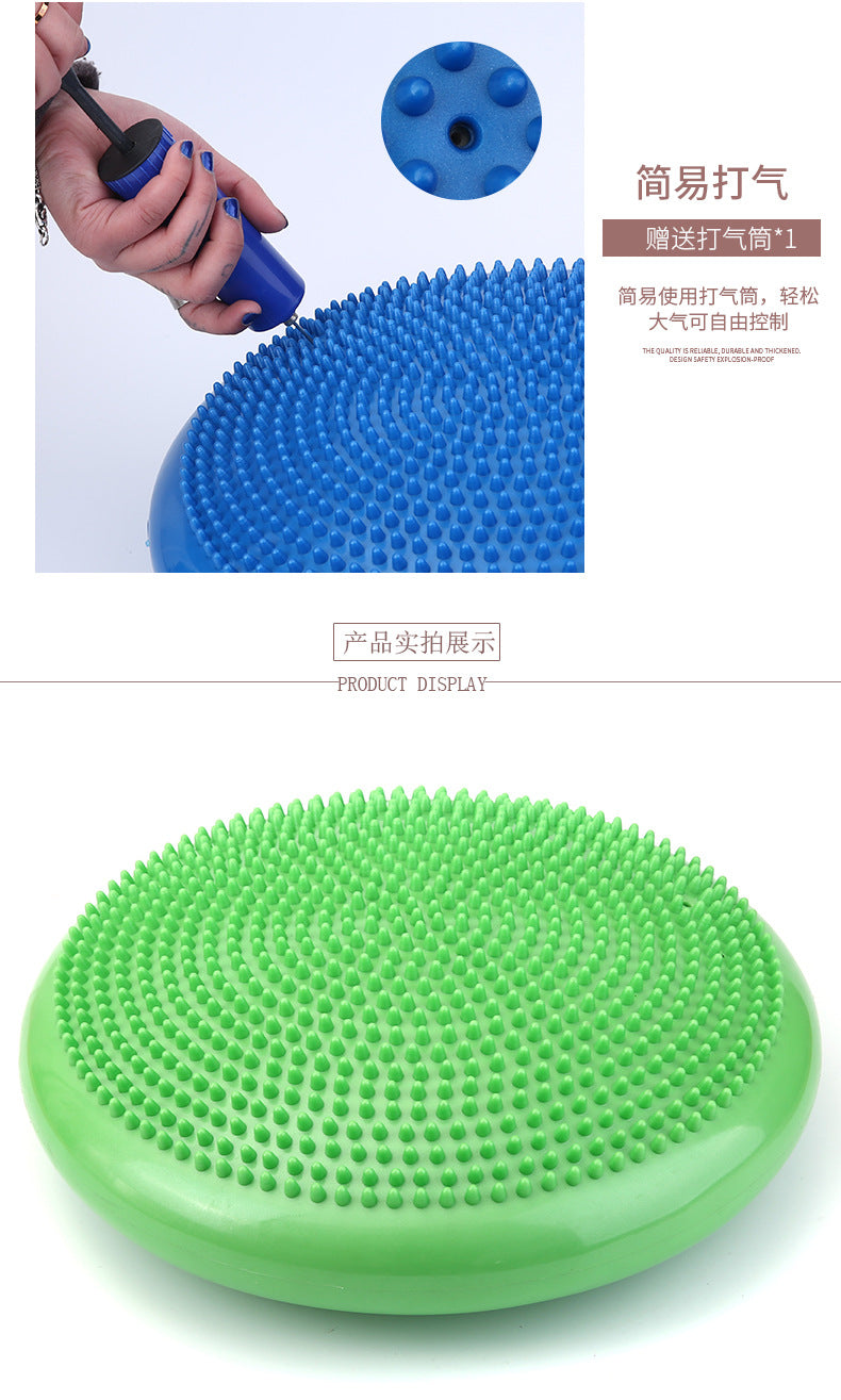 Yoga Balls Massage Pad Inflatable Stability Wobble Balance Disc Cushion Mat Fitness Exercise Training Ball balance ball