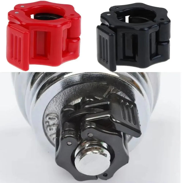1 Pair 25/28/30mm Collars Barbell Collar Lock Dumbell Clips Clamp Weight Lifting Bar Gym Dumbbell Fitness Body Building