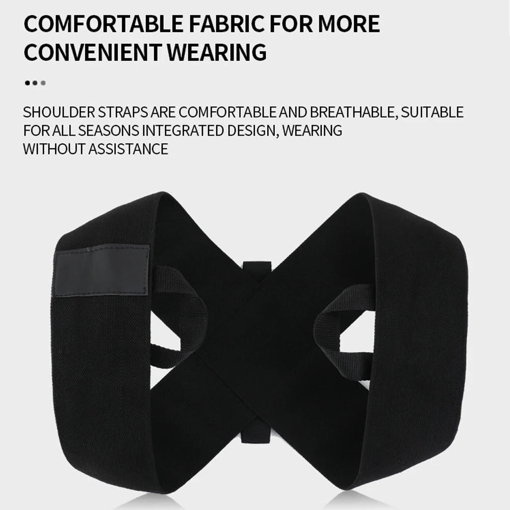 Adjustable Fitness Heavy Shoulder Strap Bench Press Shoulder Training Belt Push Chest Straight Back Correction Belt Open Shoulde