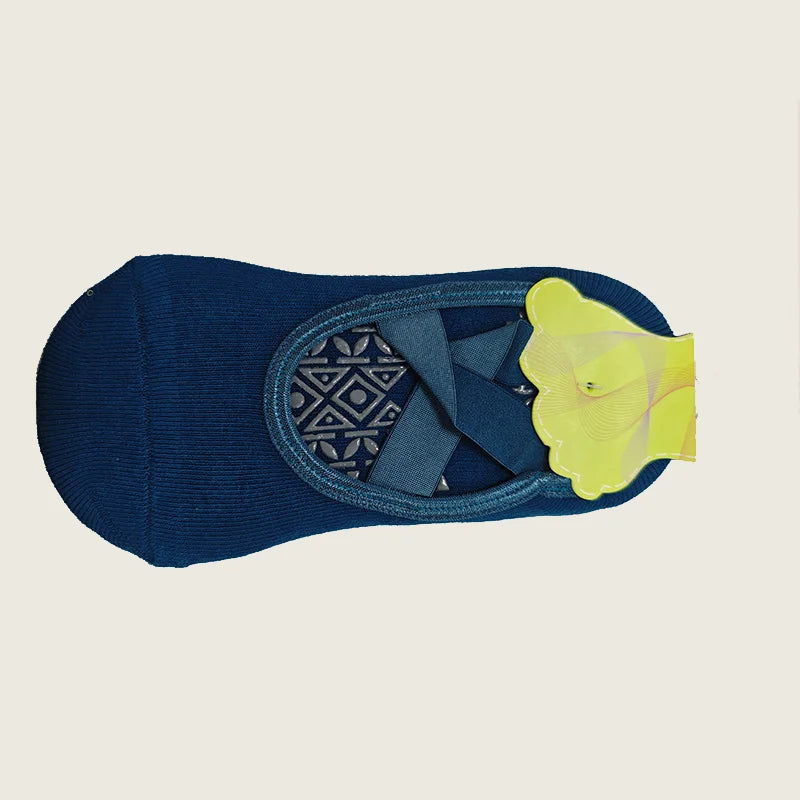 Women Men Yoga Socks Anti Slip Bandage Sports Ladies Girls Ballet Socks Dance Sock Slippers Yoga Socks Non Slip Acupressure Mat
