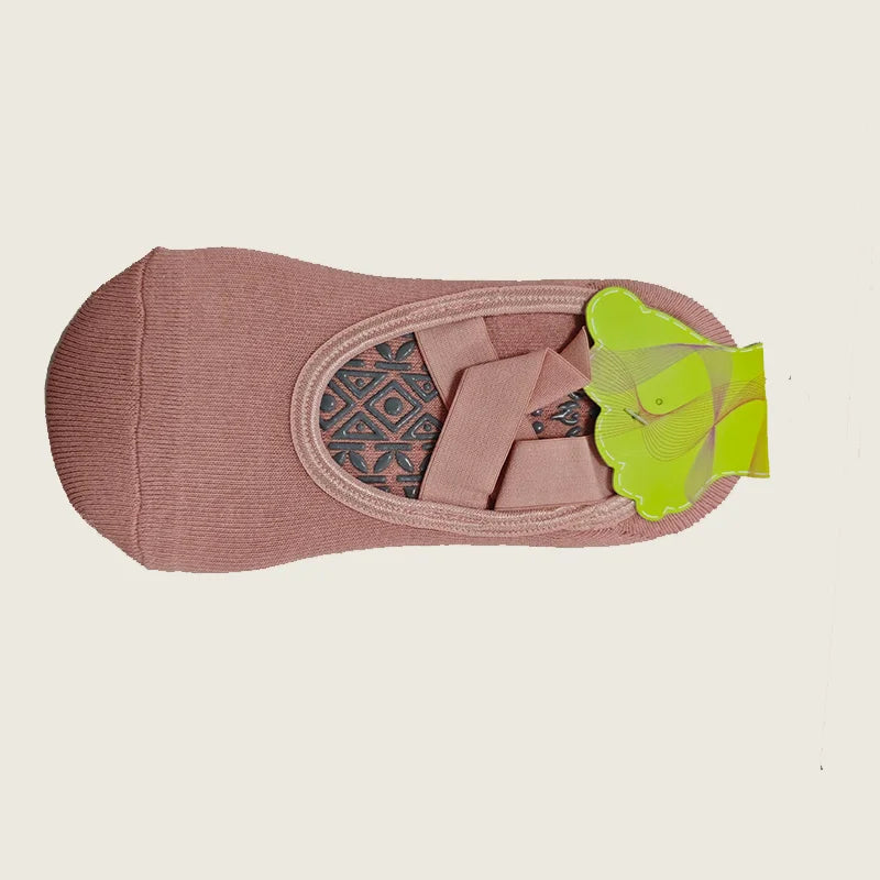 Women Men Yoga Socks Anti Slip Bandage Sports Ladies Girls Ballet Socks Dance Sock Slippers Yoga Socks Non Slip Acupressure Mat