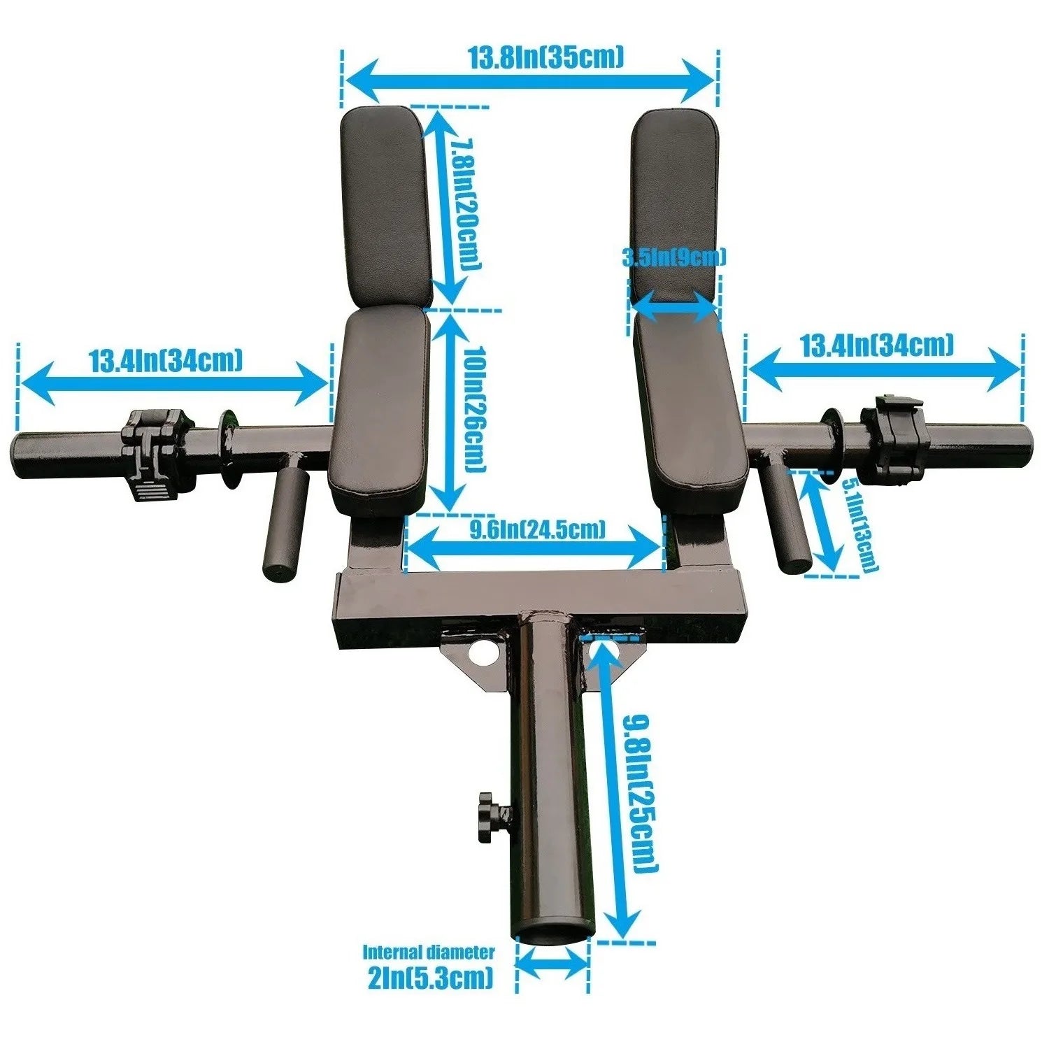 Heavy Duty Shoulder Press Barbell Landmine Attachments for Home Gym Back Core Strength Training Deadlift Squat Workout Equipment