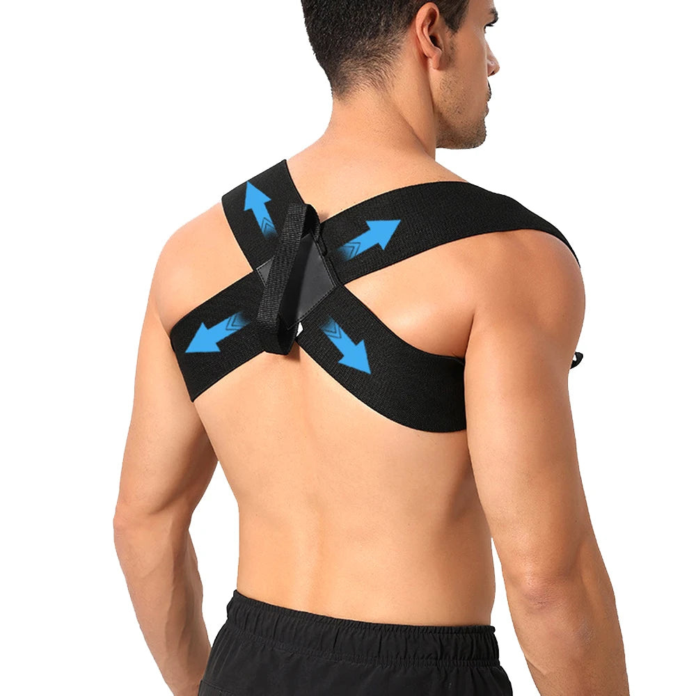 Adjustable Fitness Heavy Shoulder Strap Bench Press Shoulder Training Belt Push Chest Straight Back Correction Belt Open Shoulde