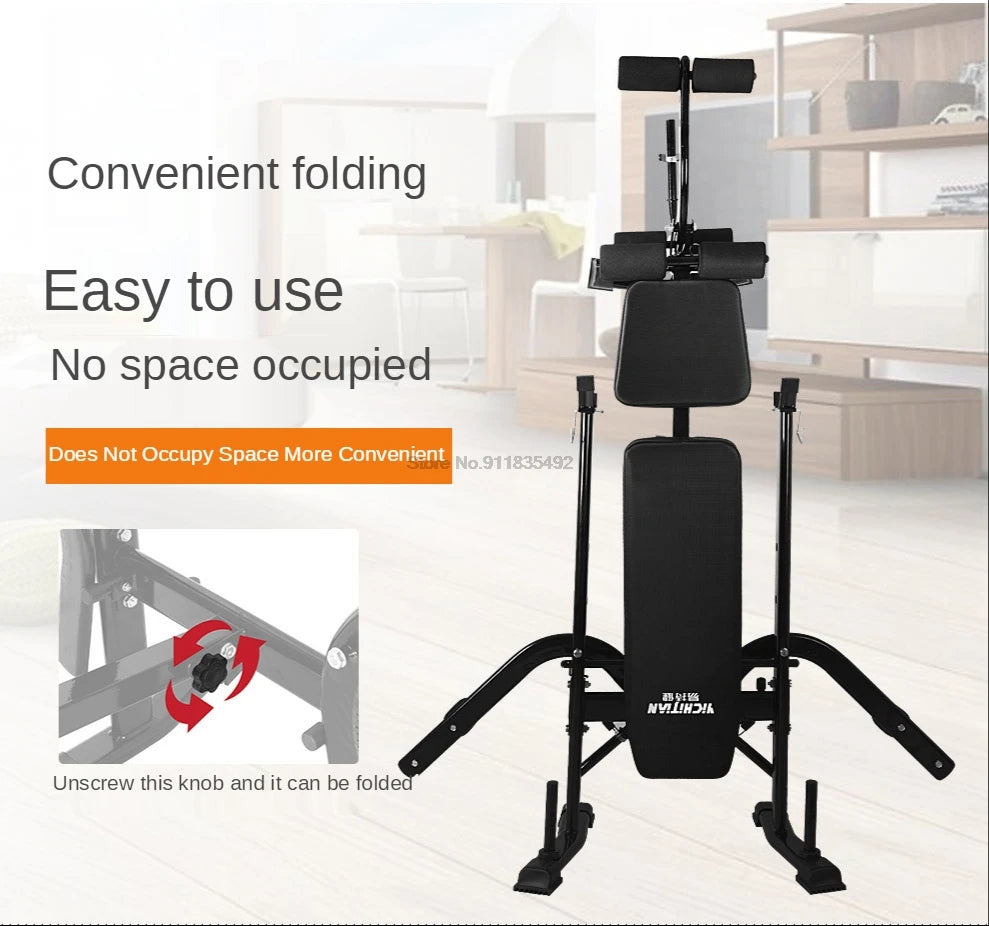 Multifunctional Dumbbell Training Fitness Equipment, Weight Bench Press, Squat Rack, Barbell Bench Press