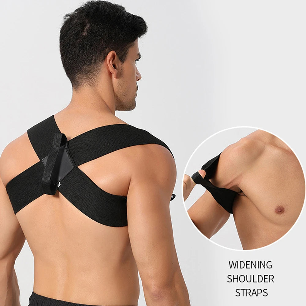 Adjustable Fitness Heavy Shoulder Strap Bench Press Shoulder Training Belt Push Chest Straight Back Correction Belt Open Shoulde