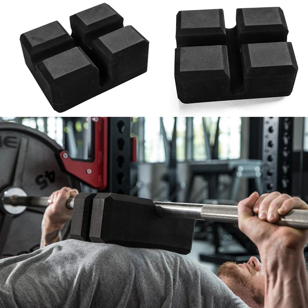 Bench Press Block EVA Weight Lifting Bodybuilding Adjustable Shoulder Barbell Board with Grooves Sports Workout