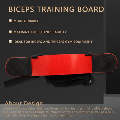 Adjustable Weightlifting Biceps Training Board