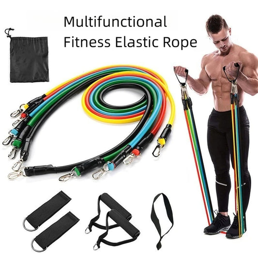 11pcs/Set Pull Rope Resistance Bands