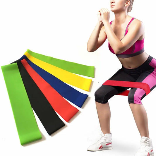 5pcs Yoga Tension Belt Fitness Elastic Resistance Bands