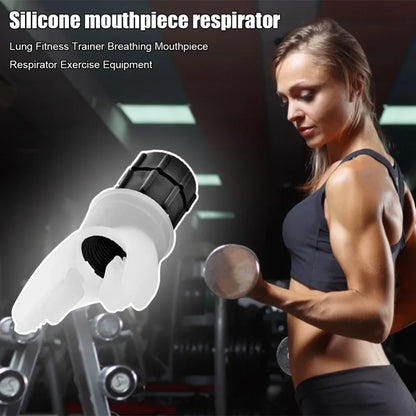 Breathing Exercise For Lungs Portable Breath Fitness Exerciser Device Endurance Workout With Adjustable Resistances