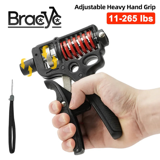 5-120kg Adjustable Heavy Hand Grip Strength Steel Spring Hand Gripper