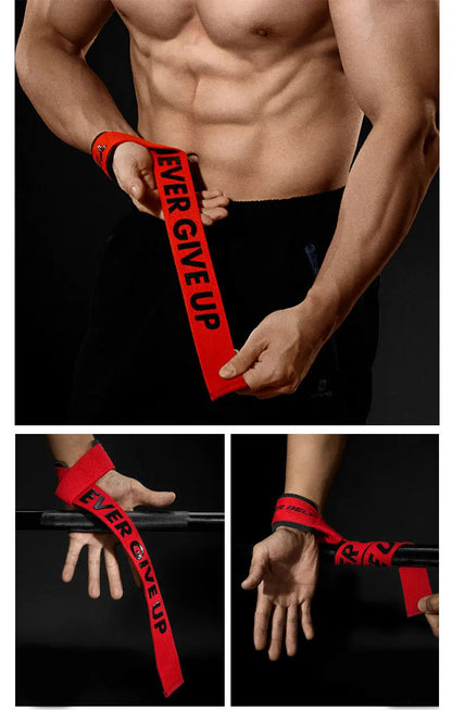 Pair of Non-Slip Weightlifting Straps