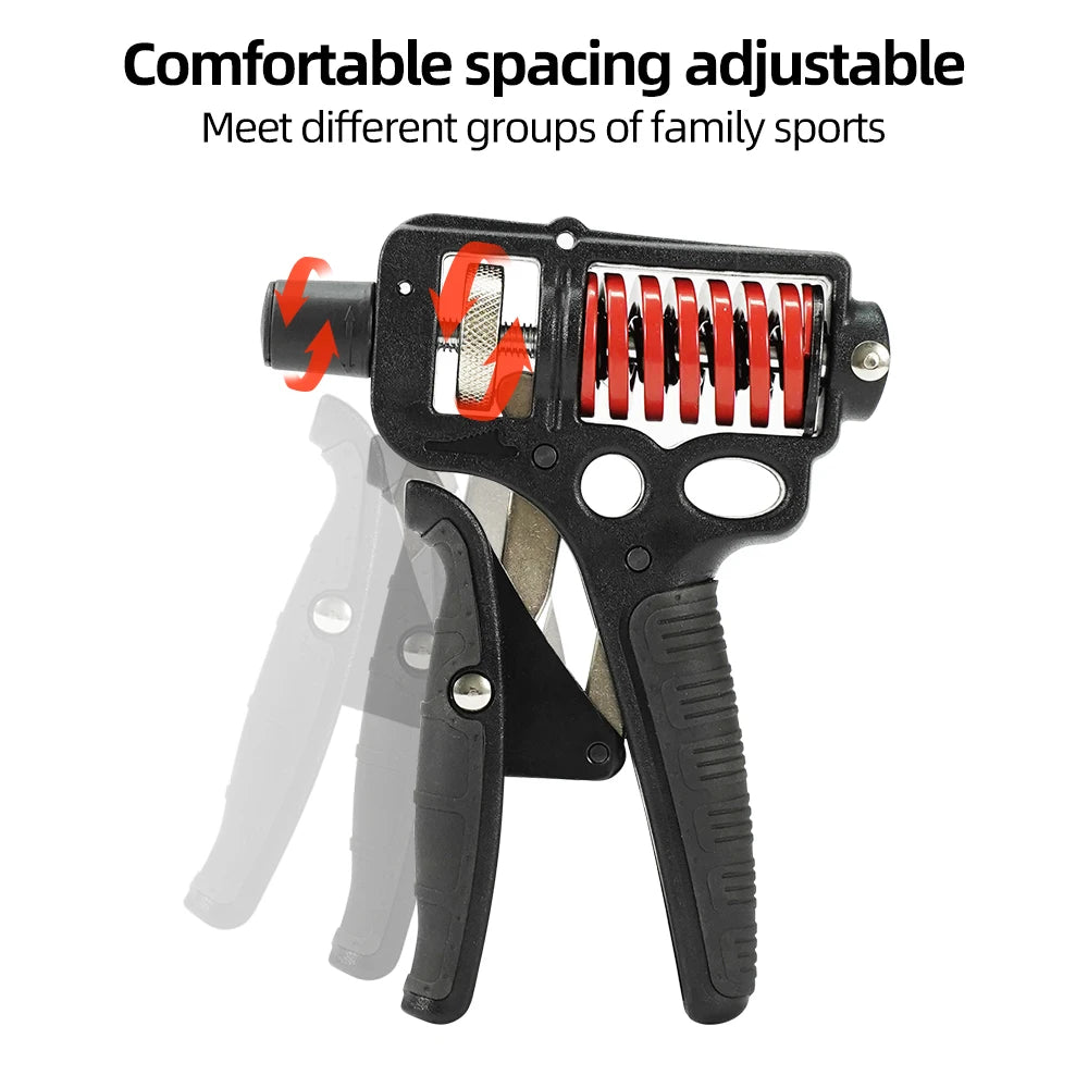 5-120kg Adjustable Heavy Hand Grip Strength Steel Spring Hand Gripper