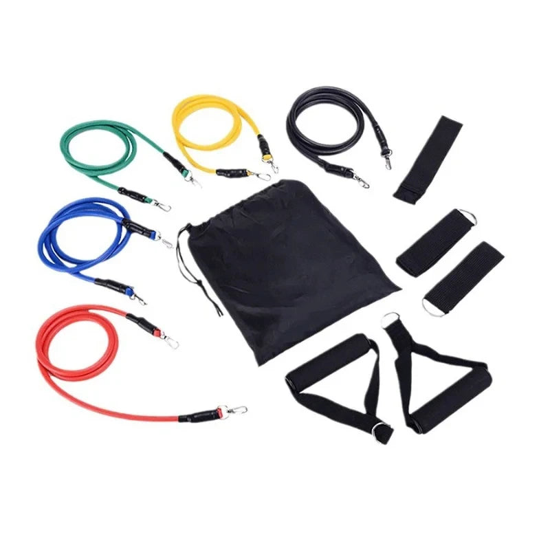 11pcs/Set Pull Rope Resistance Bands